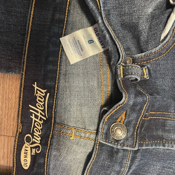 Old Navy Sweetheart Denim Jeans Size 6 - Picture 5 of 5